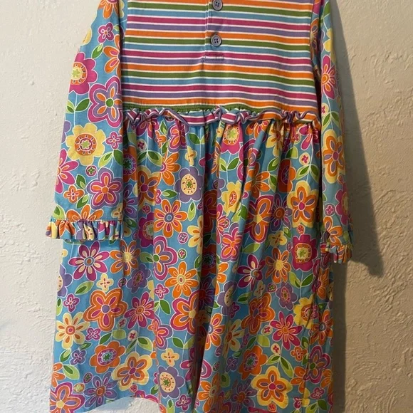 Hanna Andersson colorful long sleeve dress - Picture 5 of 5